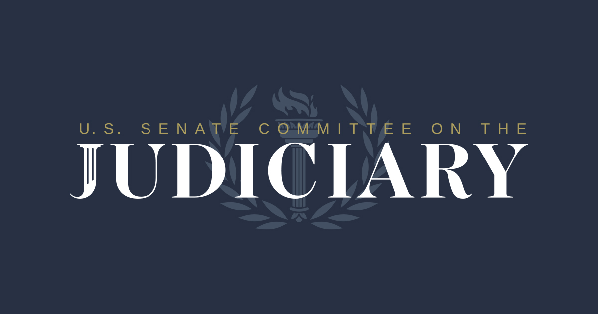 Senate Judiciary Committee Holds Executive Business Meeting