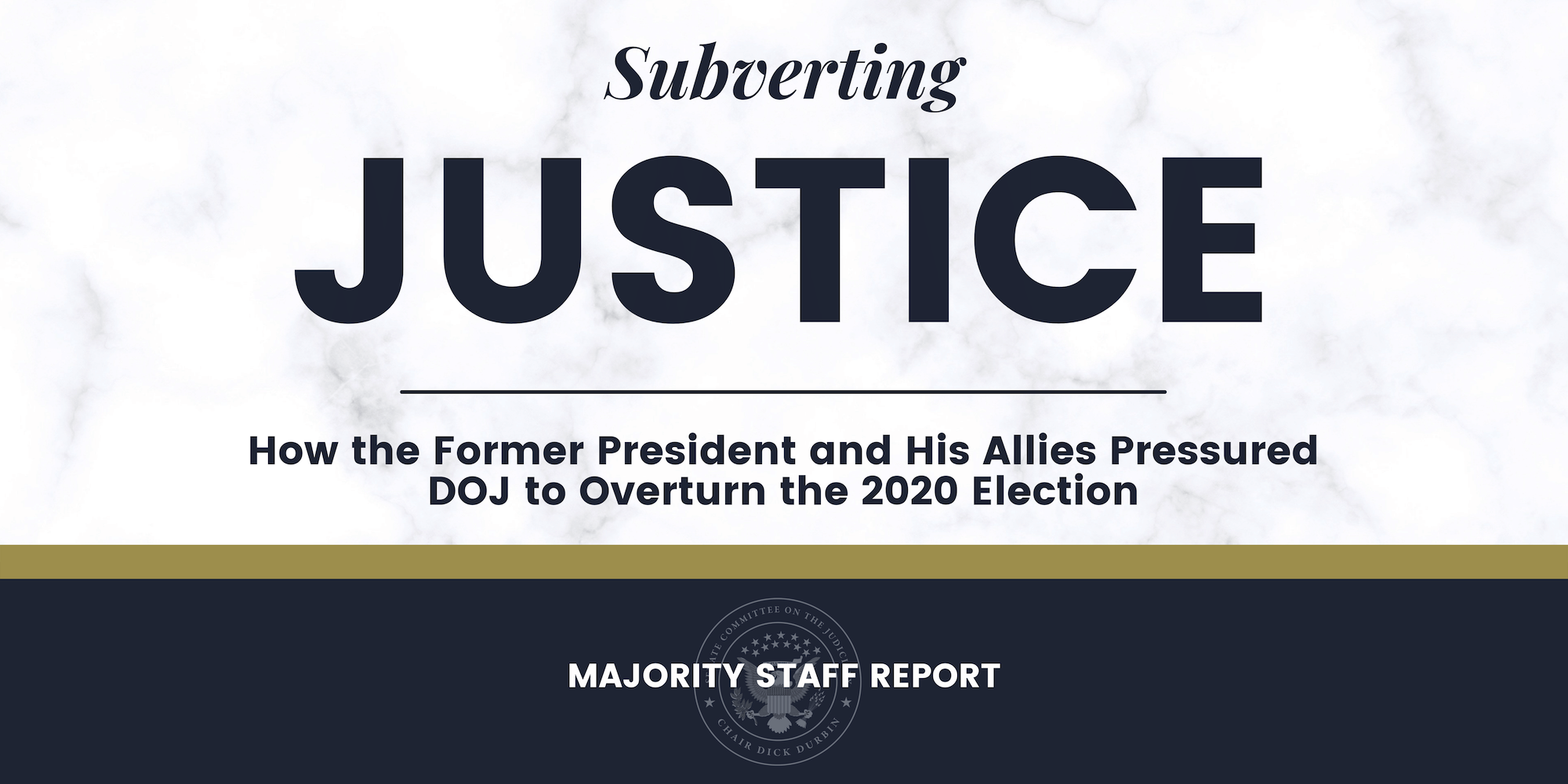 DOj report webpage banner